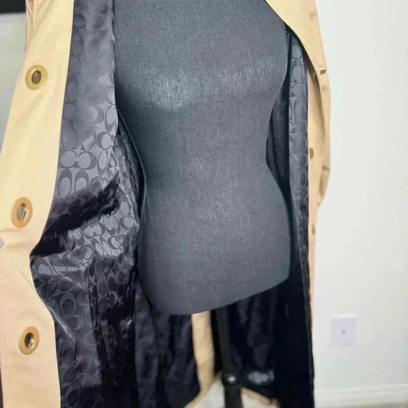 BNWT COACH Trench Coat Size XS - Picture 10 of 10
